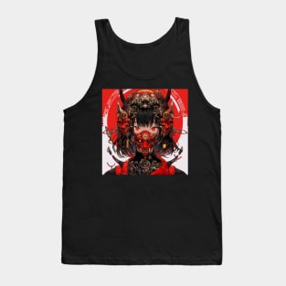 Cyberpunk Ninja Girl Tank Top